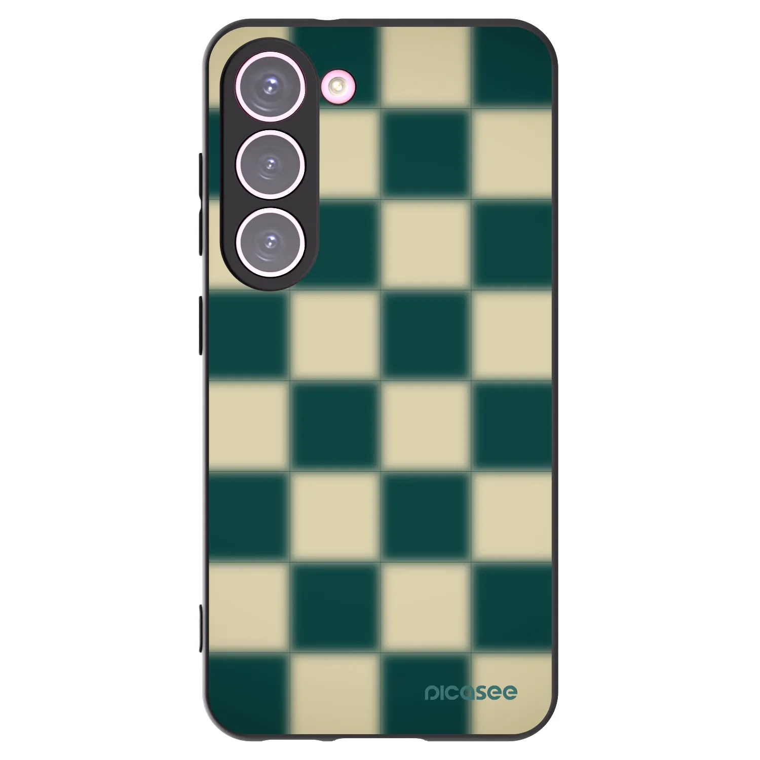 Picasee Μαύρη θήκη σιλικόνης για Samsung Galaxy S23 5G - Shadow Chess