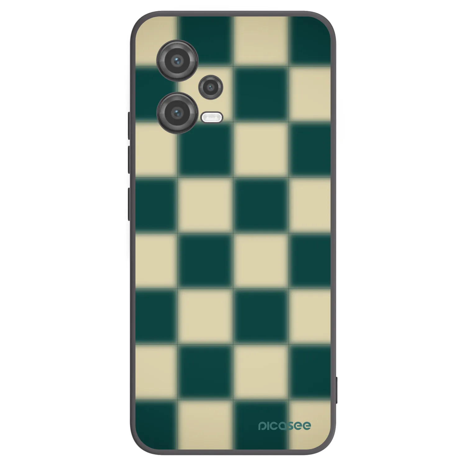 Picasee Μαύρη θήκη σιλικόνης για Xiaomi Poco X5 - Shadow Chess
