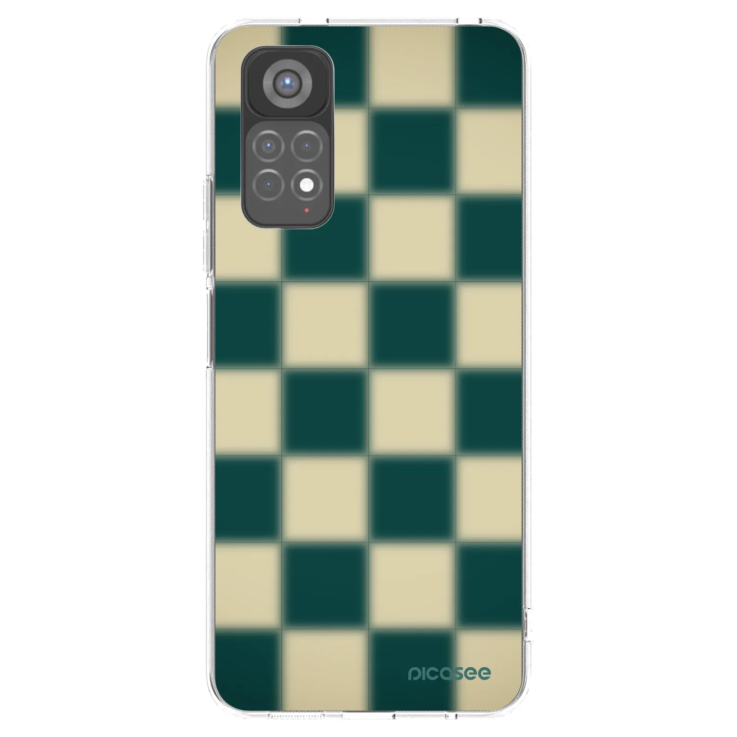 Picasee διαφανής θήκη σιλικόνης Xiaomi Redmi Note 11S 5G - Shadow Chess