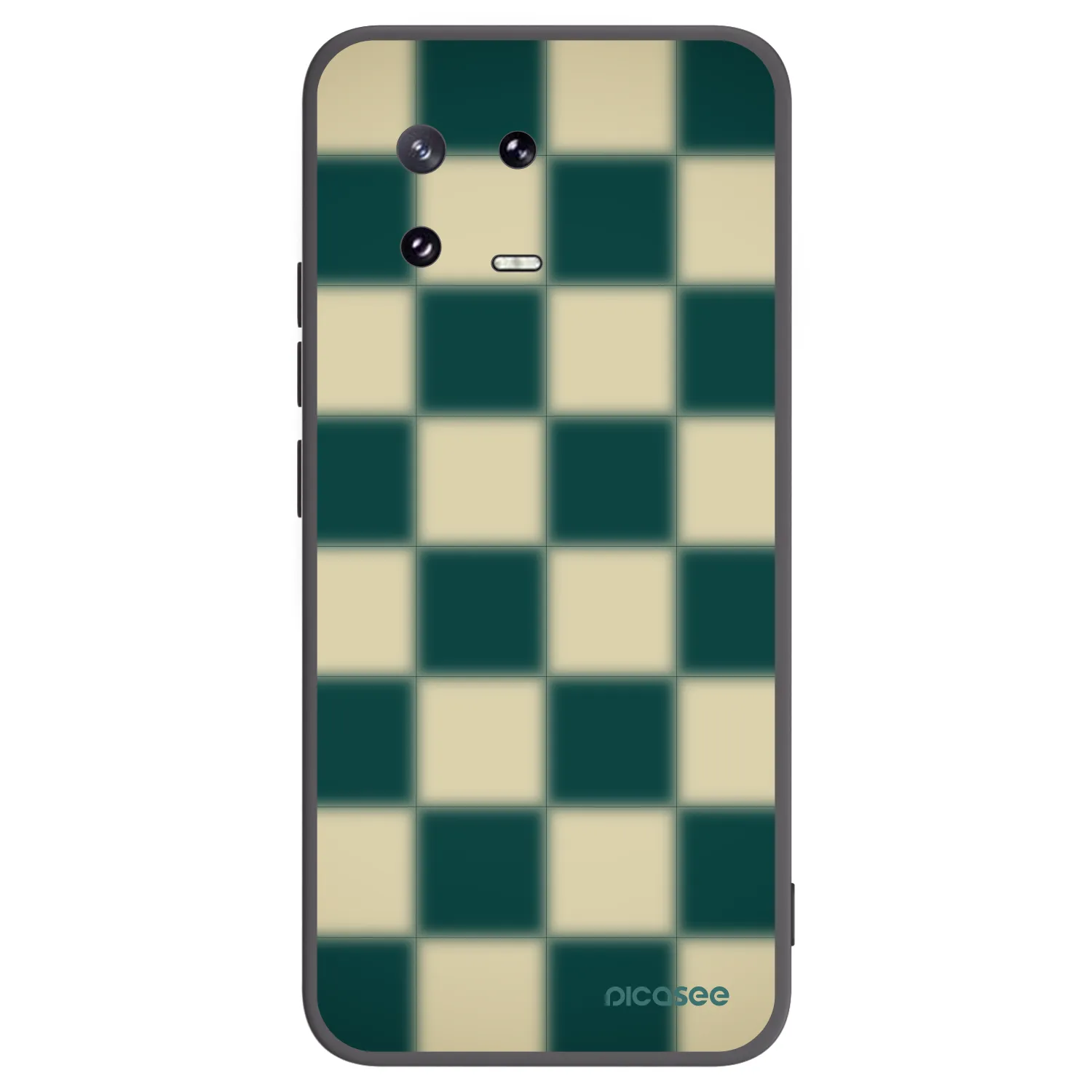 Picasee Μαύρη θήκη σιλικόνης για Xiaomi 13 Pro - Shadow Chess