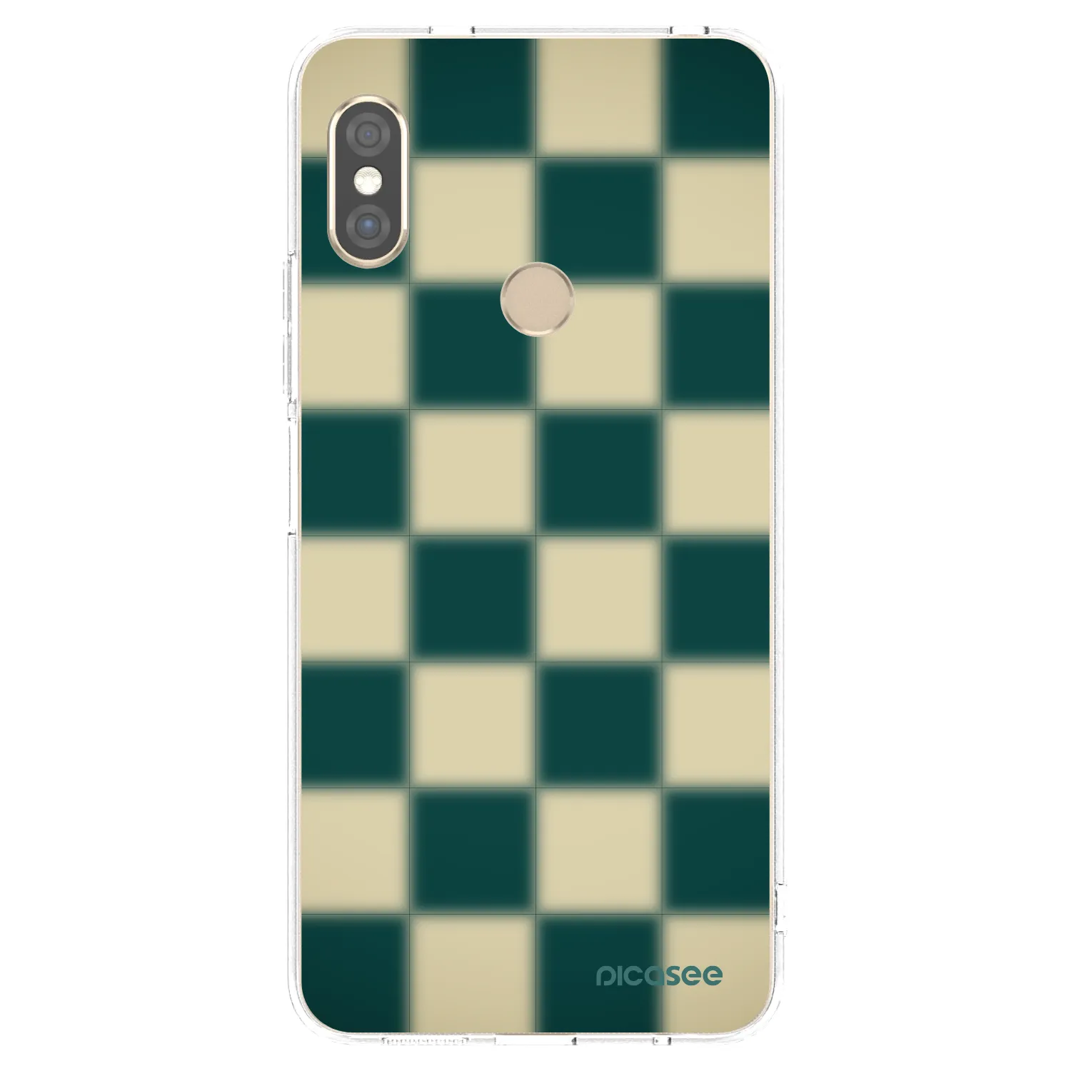 Picasee διαφανής θήκη σιλικόνης Xiaomi Redmi Note 5 Global - Shadow Chess