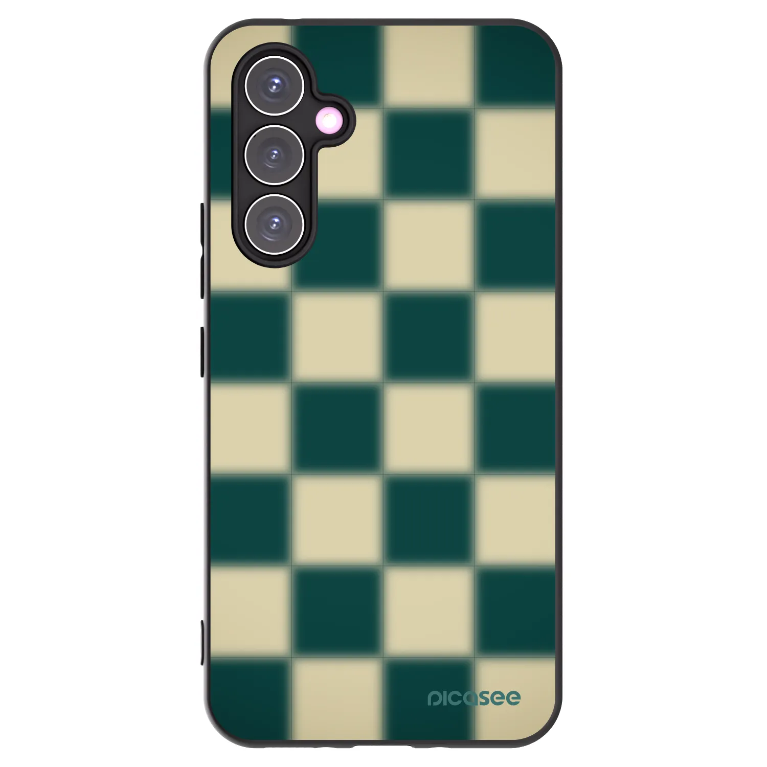 Picasee Μαύρη θήκη σιλικόνης για Samsung Galaxy A54 5G A546B - Shadow Chess