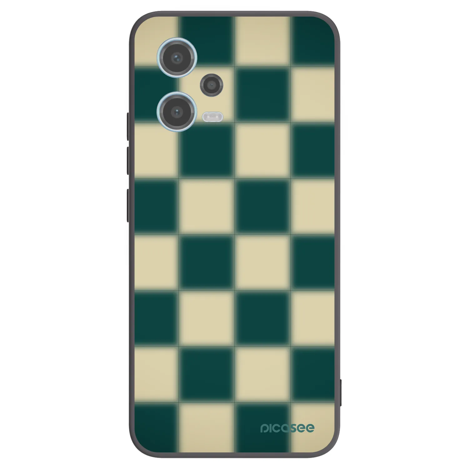 Picasee Μαύρη θήκη σιλικόνης για Xiaomi Redmi Note 12 5G - Shadow Chess