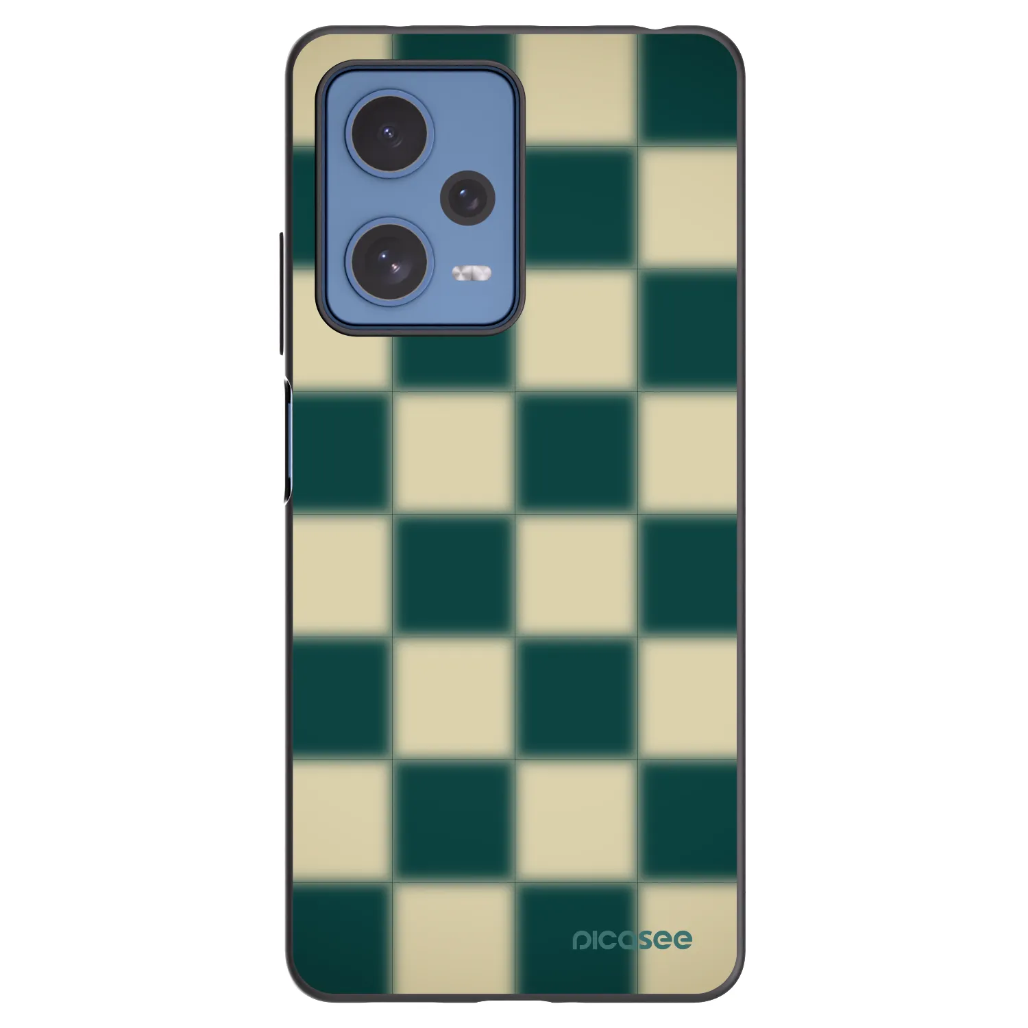 Picasee Μαύρη θήκη σιλικόνης για Xiaomi Redmi Note 12 Pro 5G - Shadow Chess