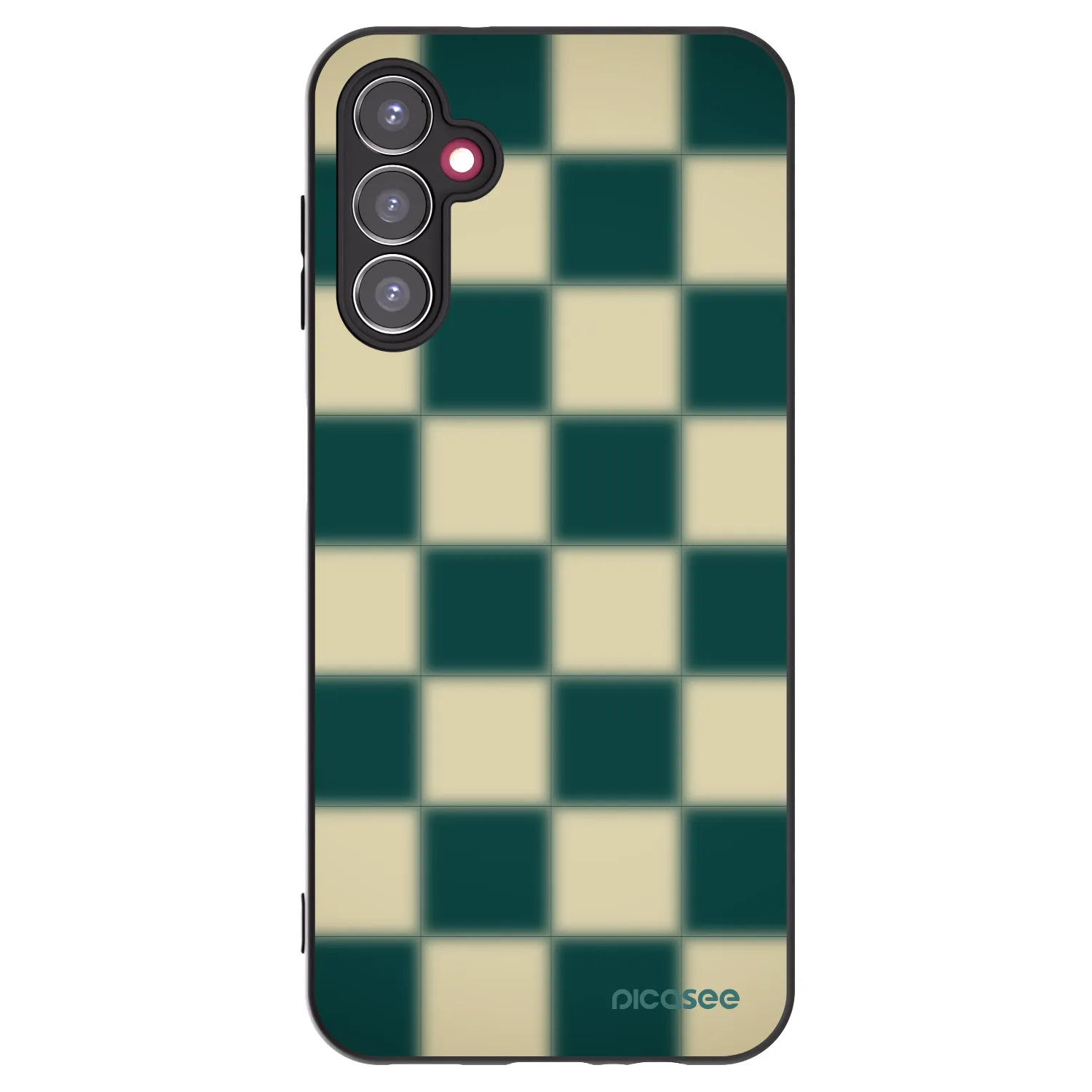Picasee Μαύρη θήκη σιλικόνης για Samsung Galaxy A14 5G A146P - Shadow Chess