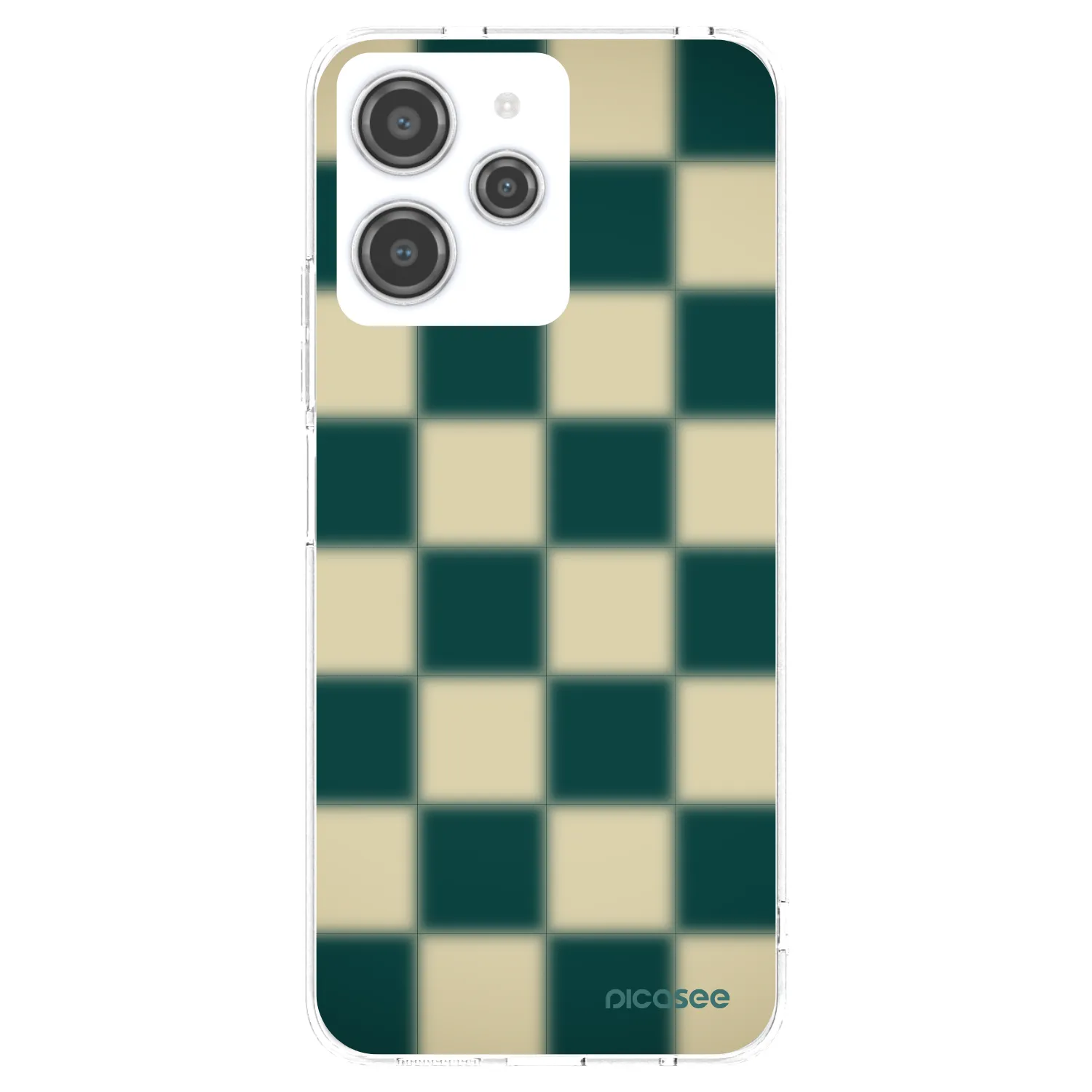 Picasee διαφανής θήκη σιλικόνης Xiaomi Redmi 12 4G - Shadow Chess