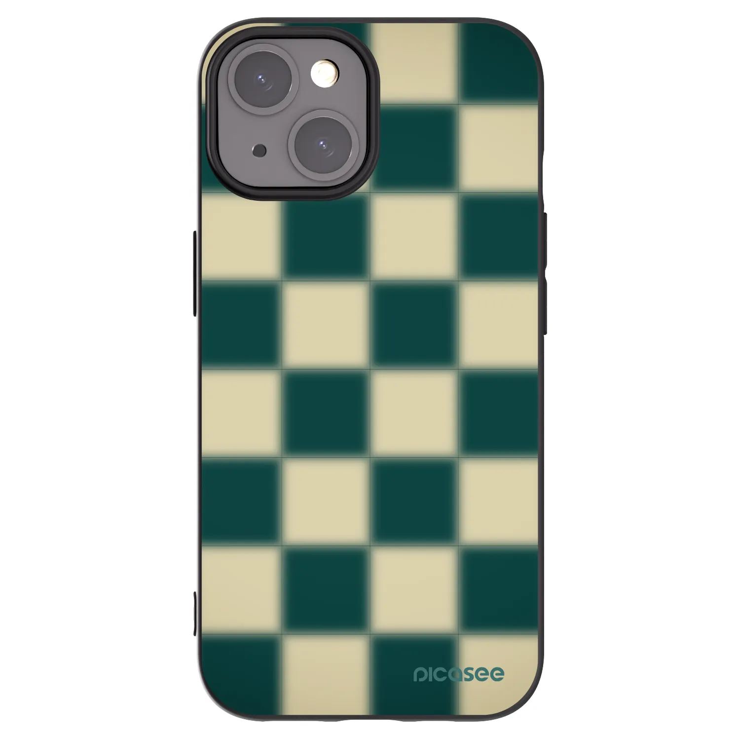 Picasee Μαύρη θήκη σιλικόνης για Apple iPhone 15 - Shadow Chess