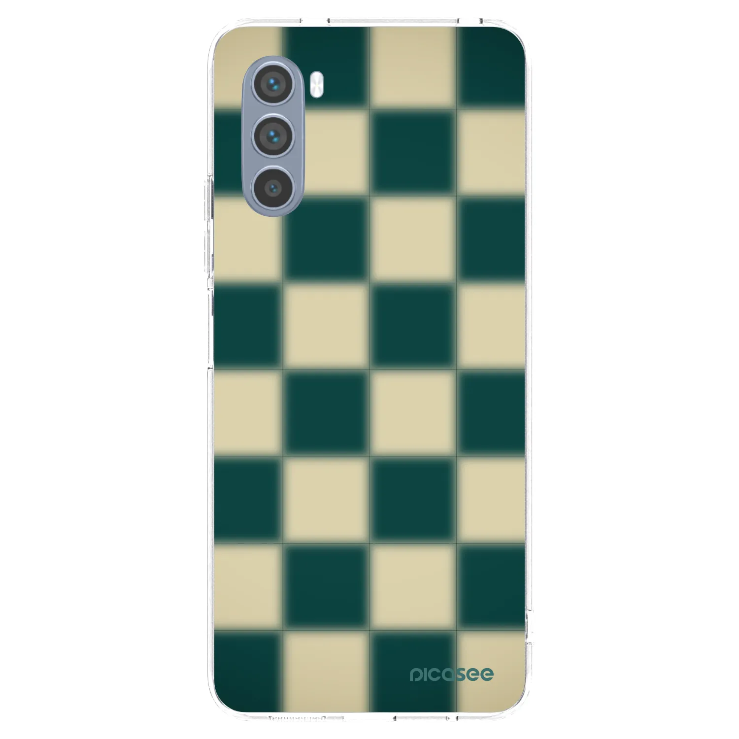 Picasee διαφανής θήκη σιλικόνης Motorola Moto G62 - Shadow Chess