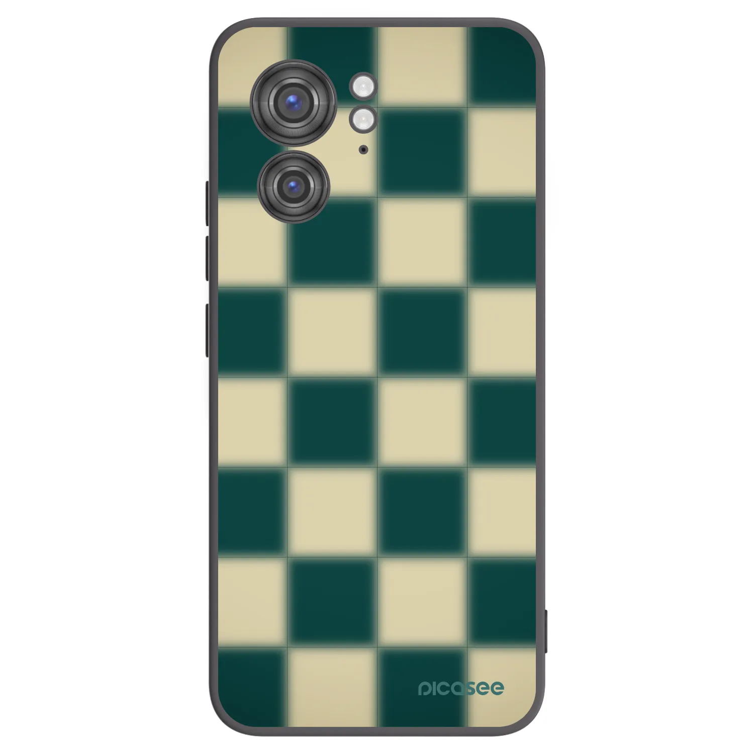 Picasee Μαύρη θήκη σιλικόνης για Motorola Edge 40 - Shadow Chess
