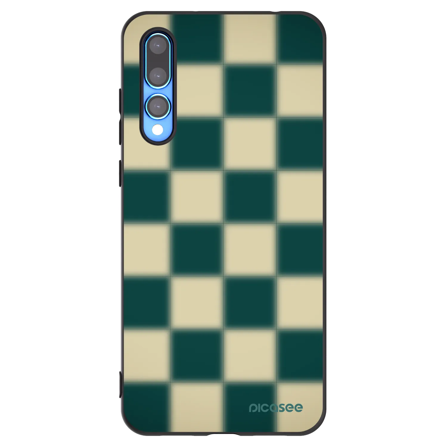 Picasee Μαύρη θήκη σιλικόνης για Huawei P20 Pro - Shadow Chess