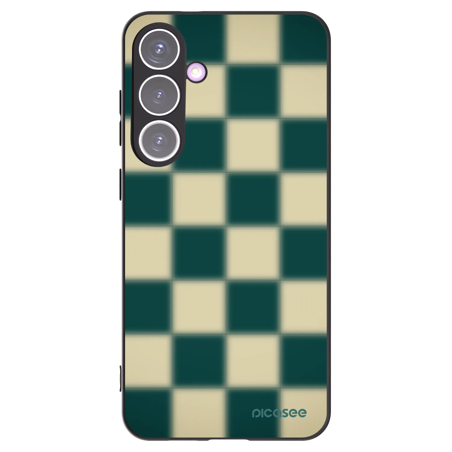 Picasee Μαύρη θήκη σιλικόνης για Samsung Galaxy S24+ S926B 5G - Shadow Chess