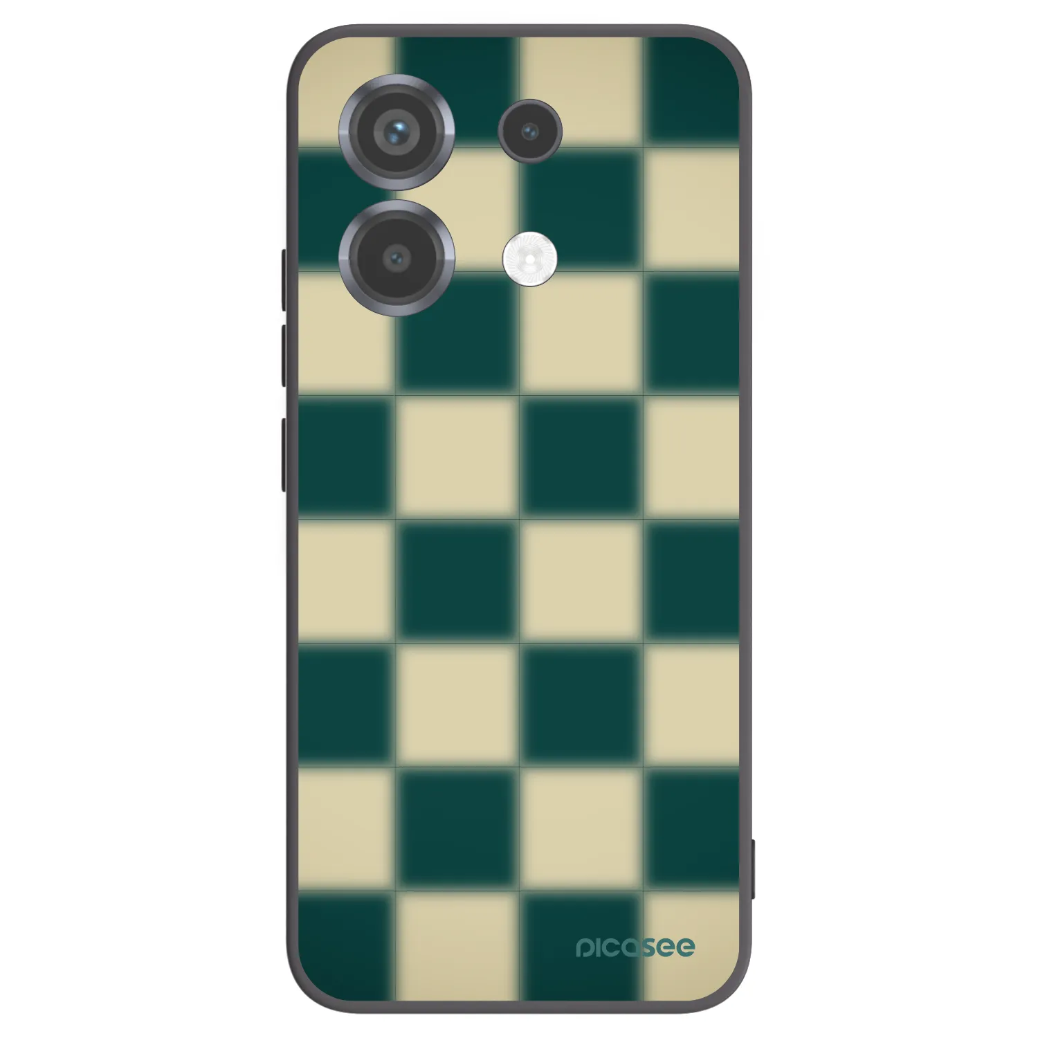 Picasee Μαύρη θήκη σιλικόνης για Xiaomi Poco X6 - Shadow Chess