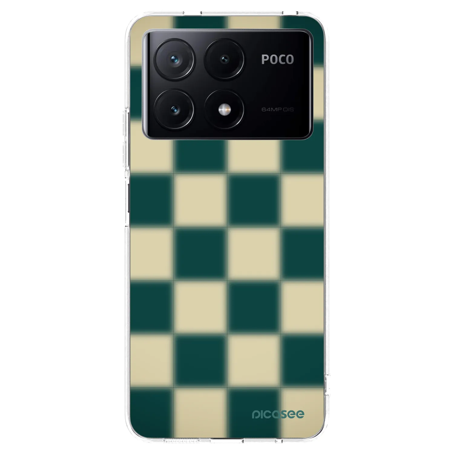 Picasee διαφανής θήκη σιλικόνης Xiaomi Poco X6 Pro - Shadow Chess