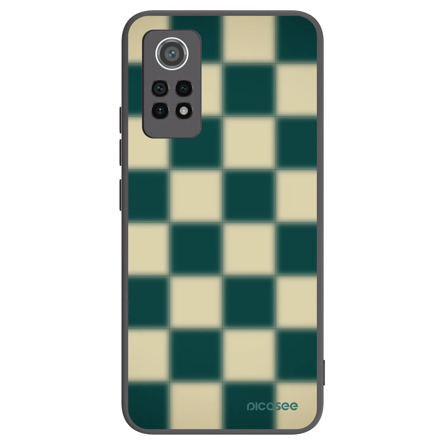 Picasee Μαύρη θήκη σιλικόνης για Xiaomi Redmi Note 12 Pro 4G - Shadow Chess