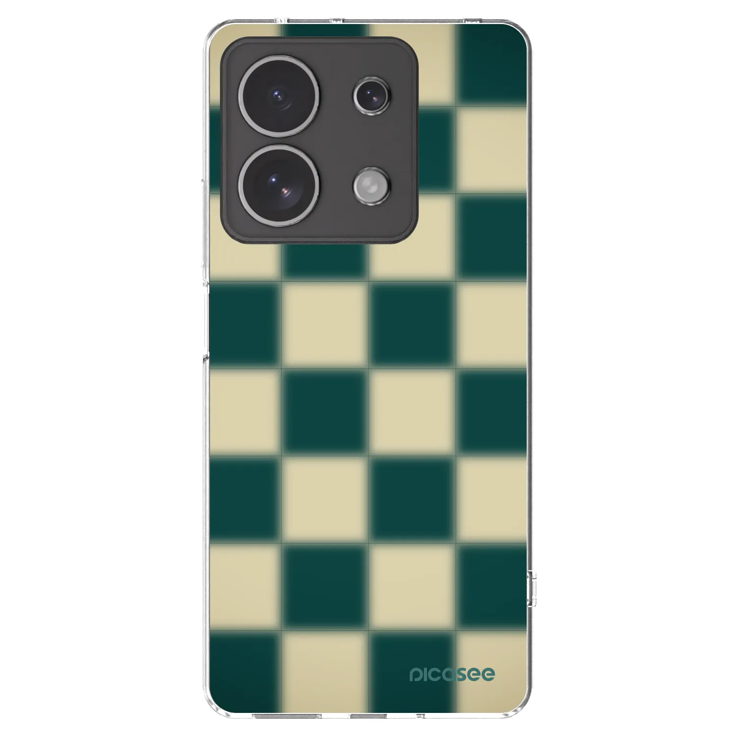 Picasee διαφανής θήκη σιλικόνης Xiaomi Redmi Note 13 4G - Shadow Chess