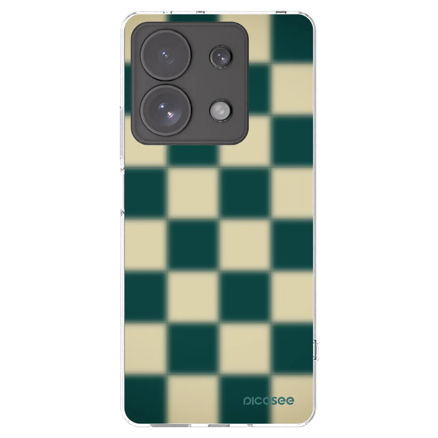 Picasee διαφανής θήκη σιλικόνης Xiaomi Redmi Note 13 Pro 4G - Shadow Chess