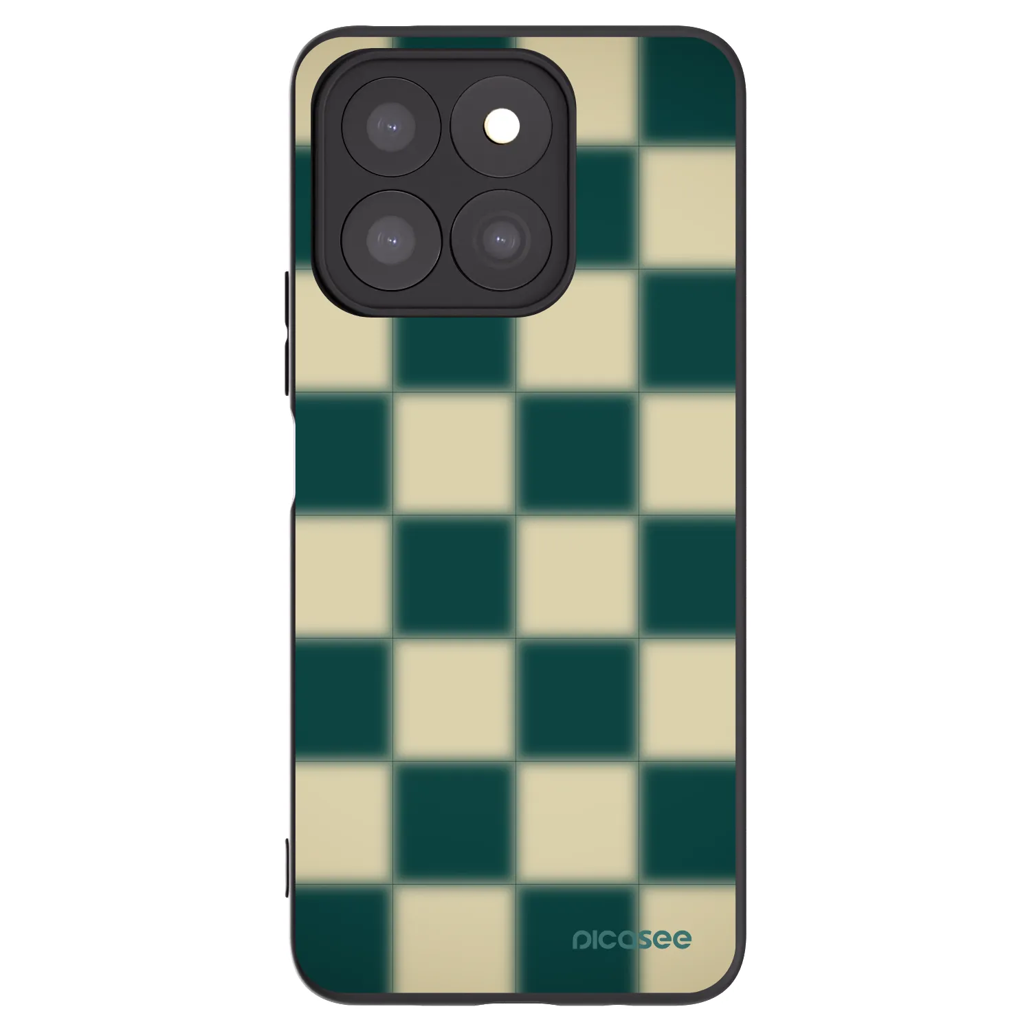 Picasee Μαύρη θήκη σιλικόνης για Honor X8b - Shadow Chess
