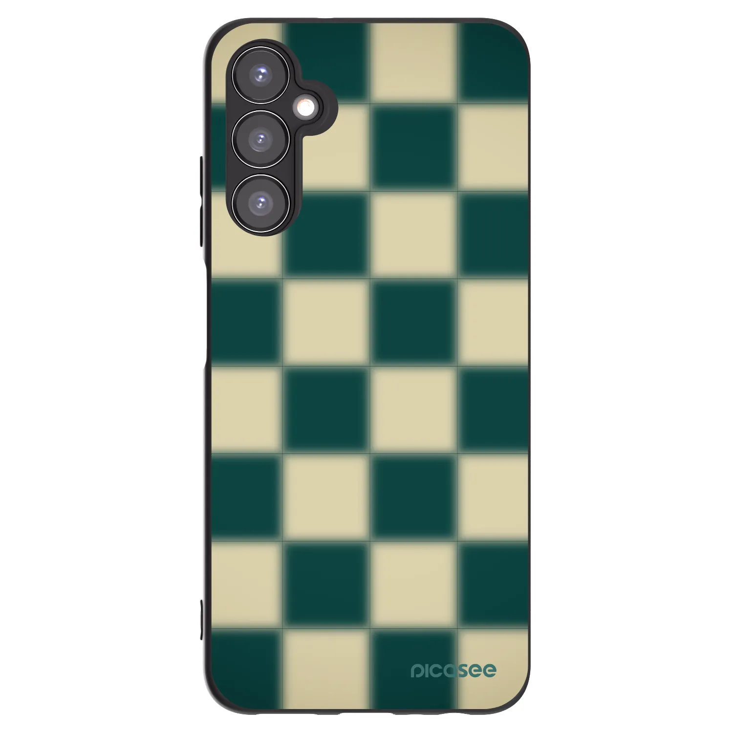 Picasee Μαύρη θήκη σιλικόνης για Samsung Galaxy A05s A057G - Shadow Chess