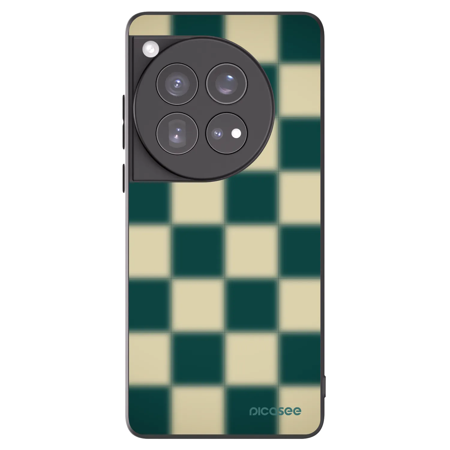 Picasee Μαύρη θήκη σιλικόνης για OnePlus 12 5G - Shadow Chess