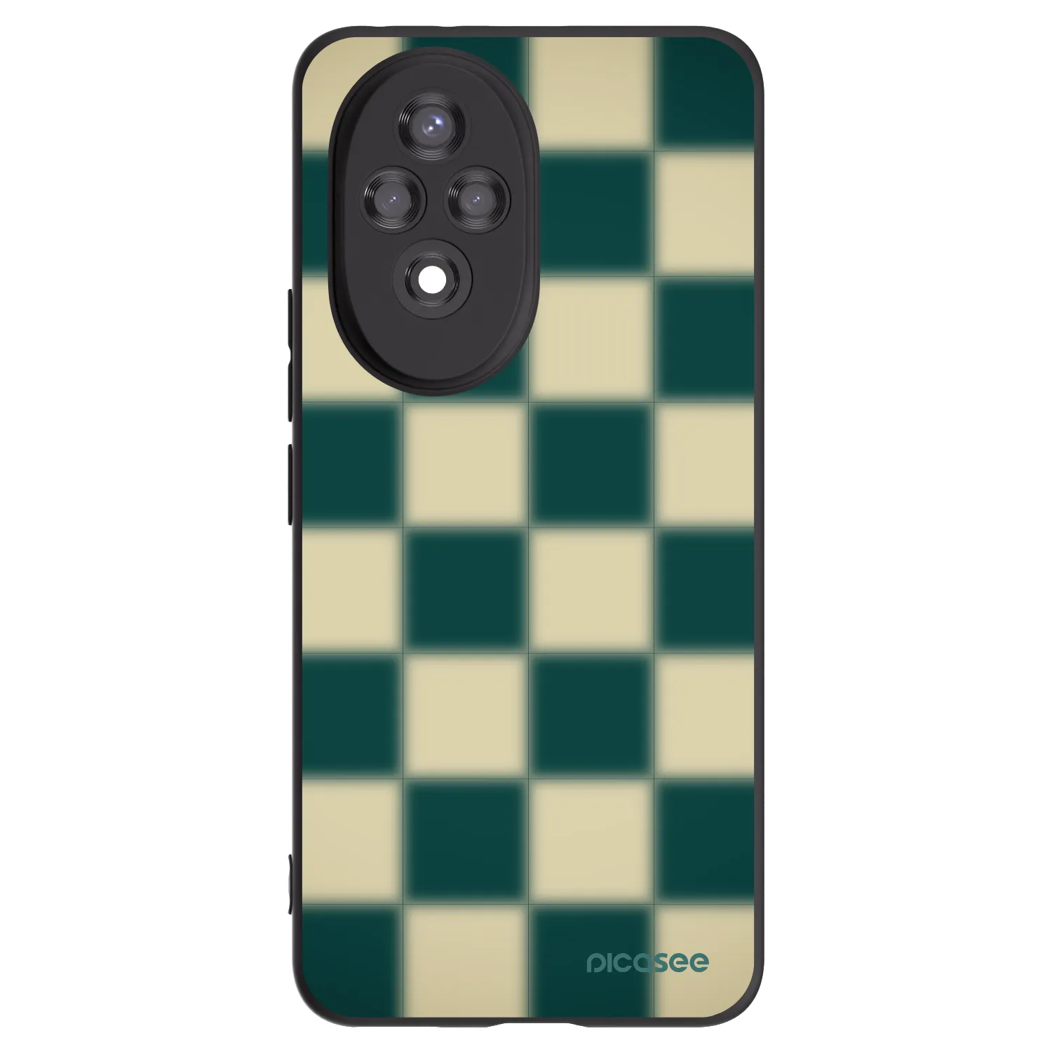 Picasee Μαύρη θήκη σιλικόνης για Honor 200 Pro 5G - Shadow Chess