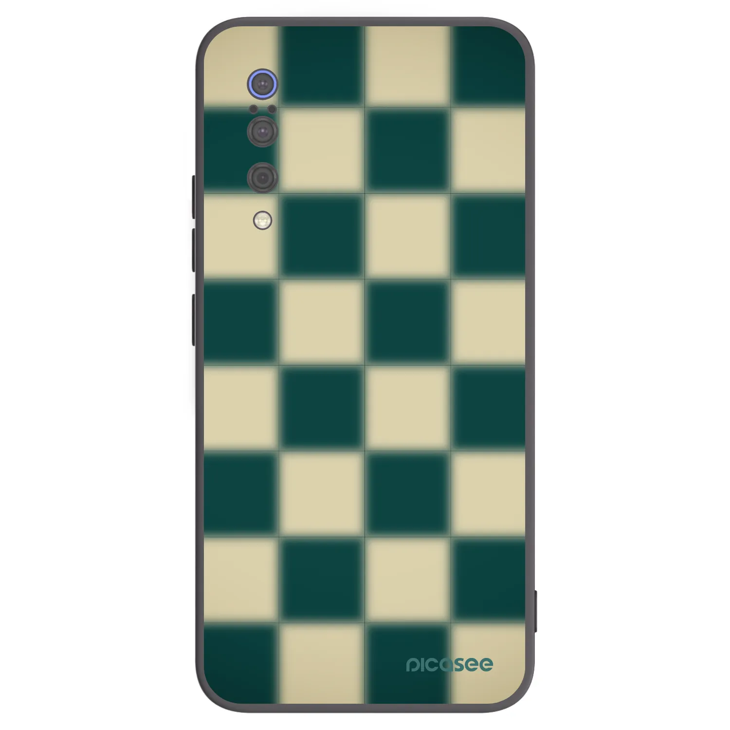 Picasee Μαύρη θήκη σιλικόνης για Xiaomi Mi 9 - Shadow Chess