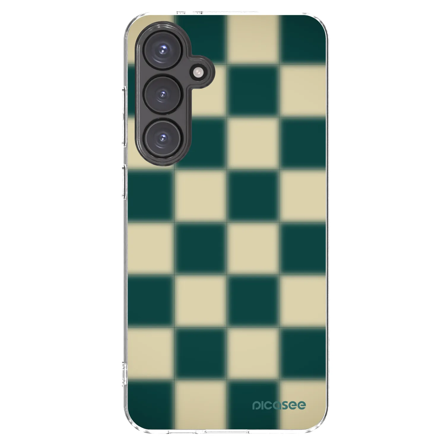 Picasee διαφανής θήκη σιλικόνης Samsung Galaxy S24 FE S721B - Shadow Chess