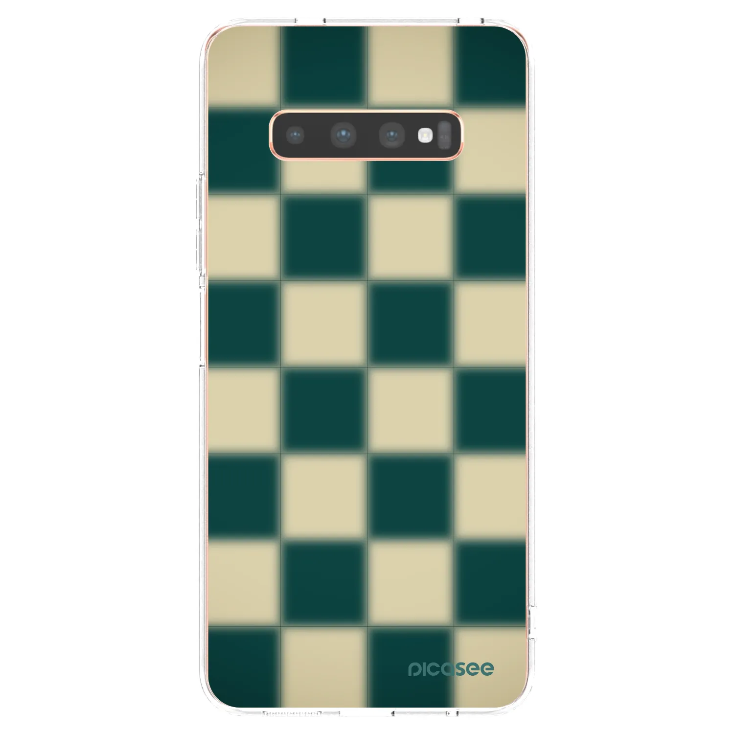 Picasee διαφανής θήκη σιλικόνης Samsung Galaxy S10 Plus G975 - Shadow Chess