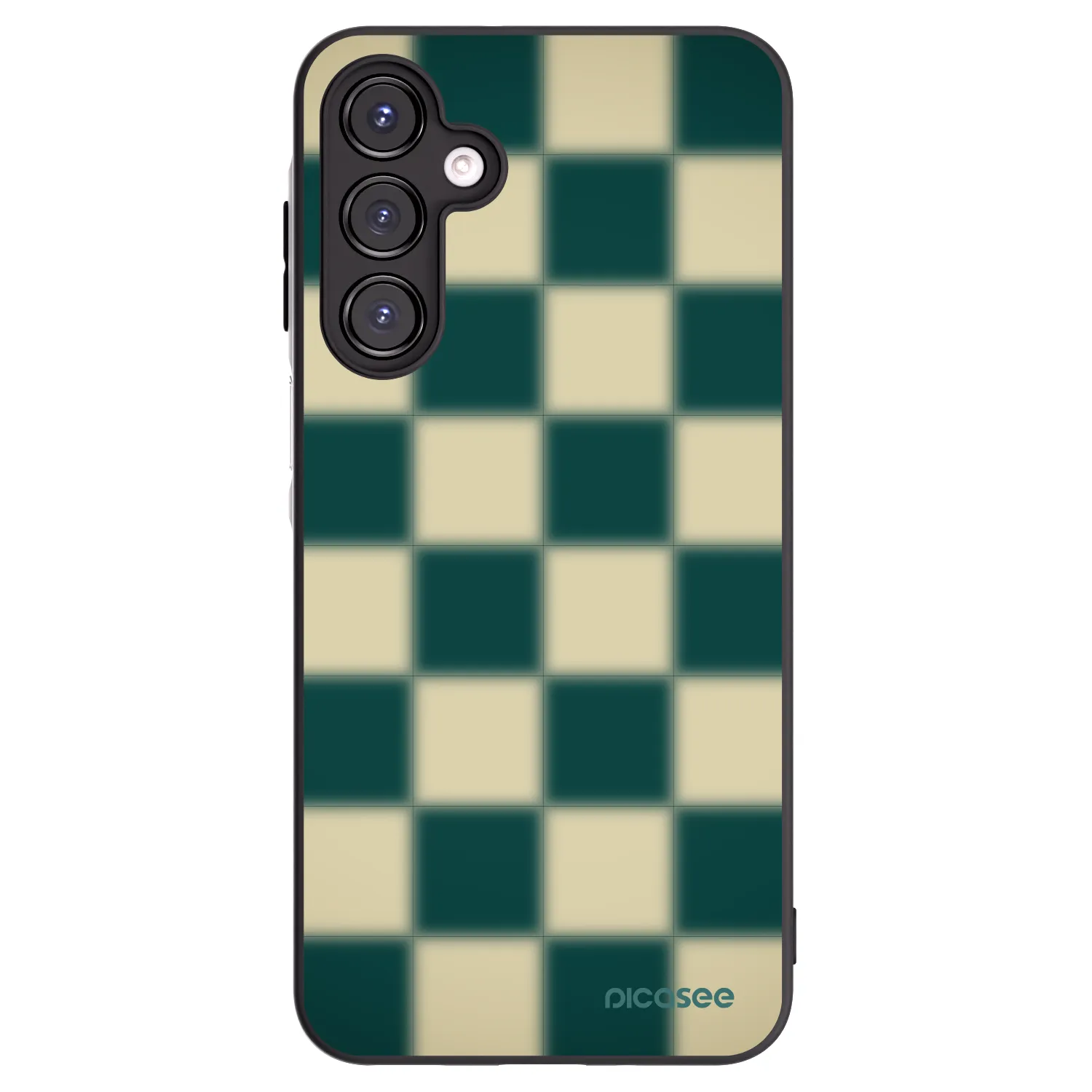 Picasee Μαύρη θήκη σιλικόνης για Samsung Galaxy A16 5G - Shadow Chess