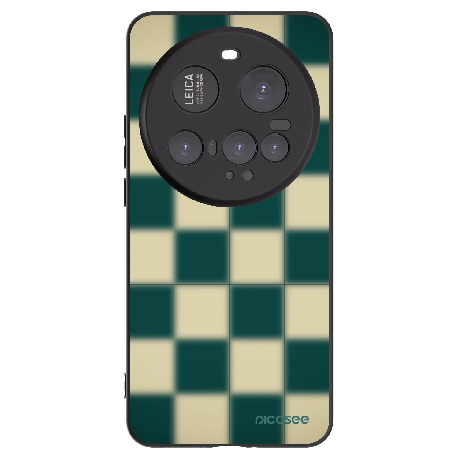 Picasee Μαύρη θήκη σιλικόνης για Xiaomi 15 Ultra - Shadow Chess