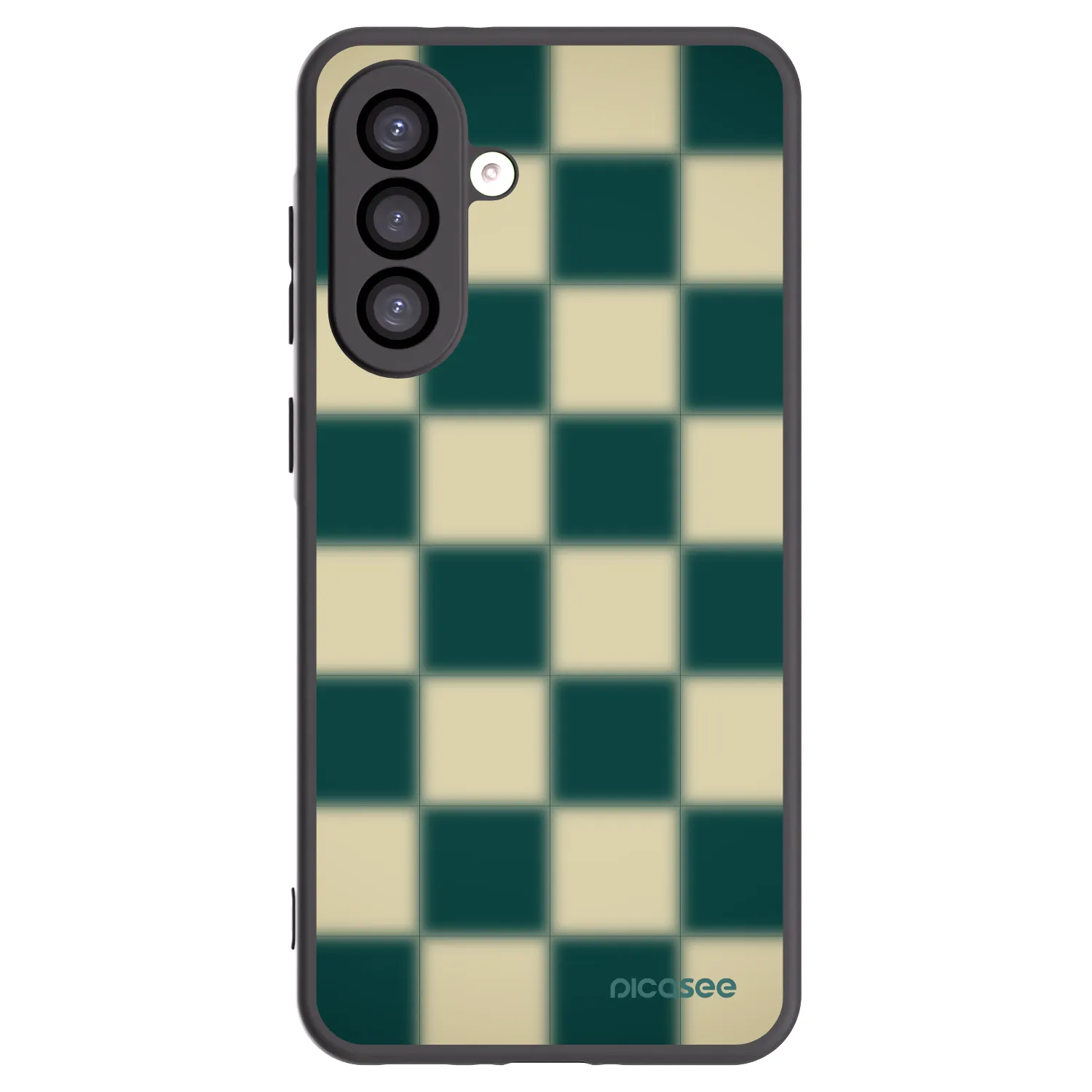 Picasee Μαύρη θήκη σιλικόνης για Samsung Galaxy A26 5G A266B - Shadow Chess