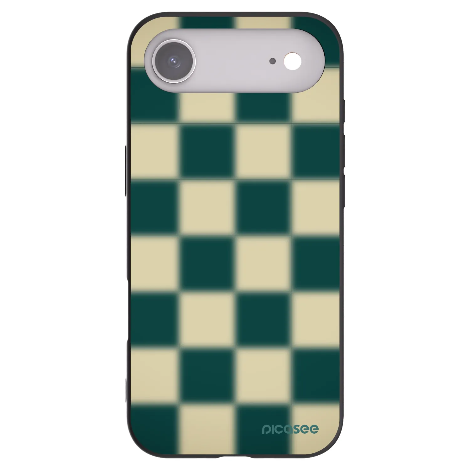 Picasee Μαύρη θήκη σιλικόνης για Apple iPhone Air - Shadow Chess