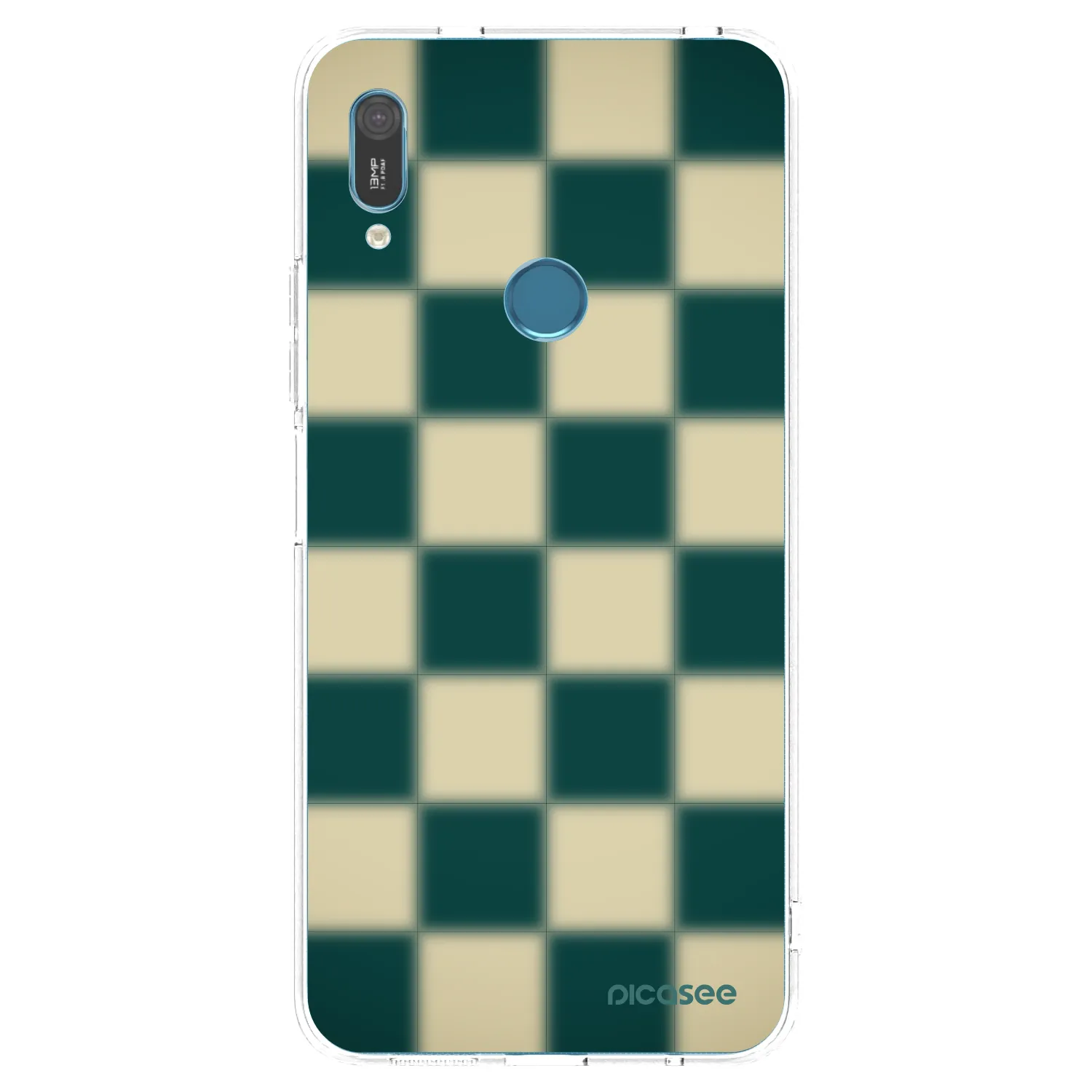 Picasee διαφανής θήκη σιλικόνης Huawei Y6 2019 - Shadow Chess