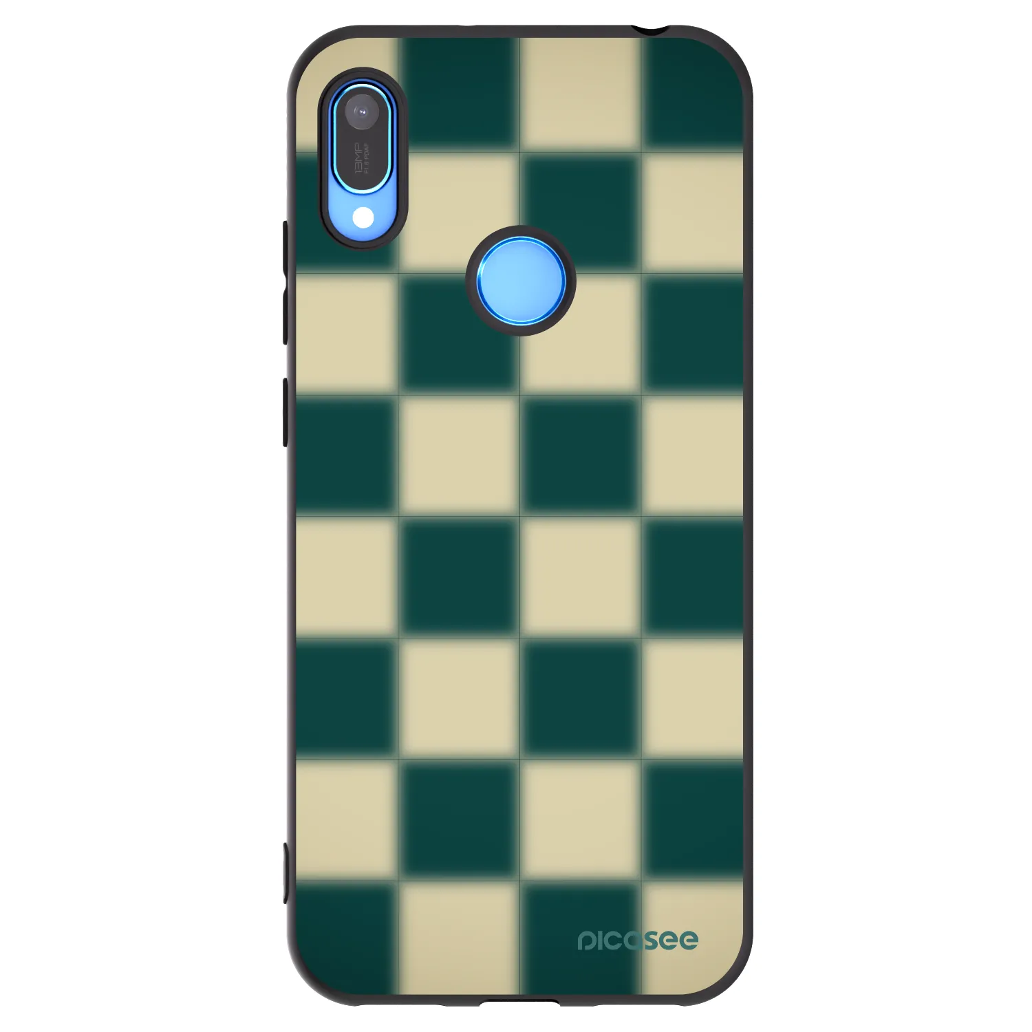 Picasee Μαύρη θήκη σιλικόνης για Huawei Y6 2019 - Shadow Chess