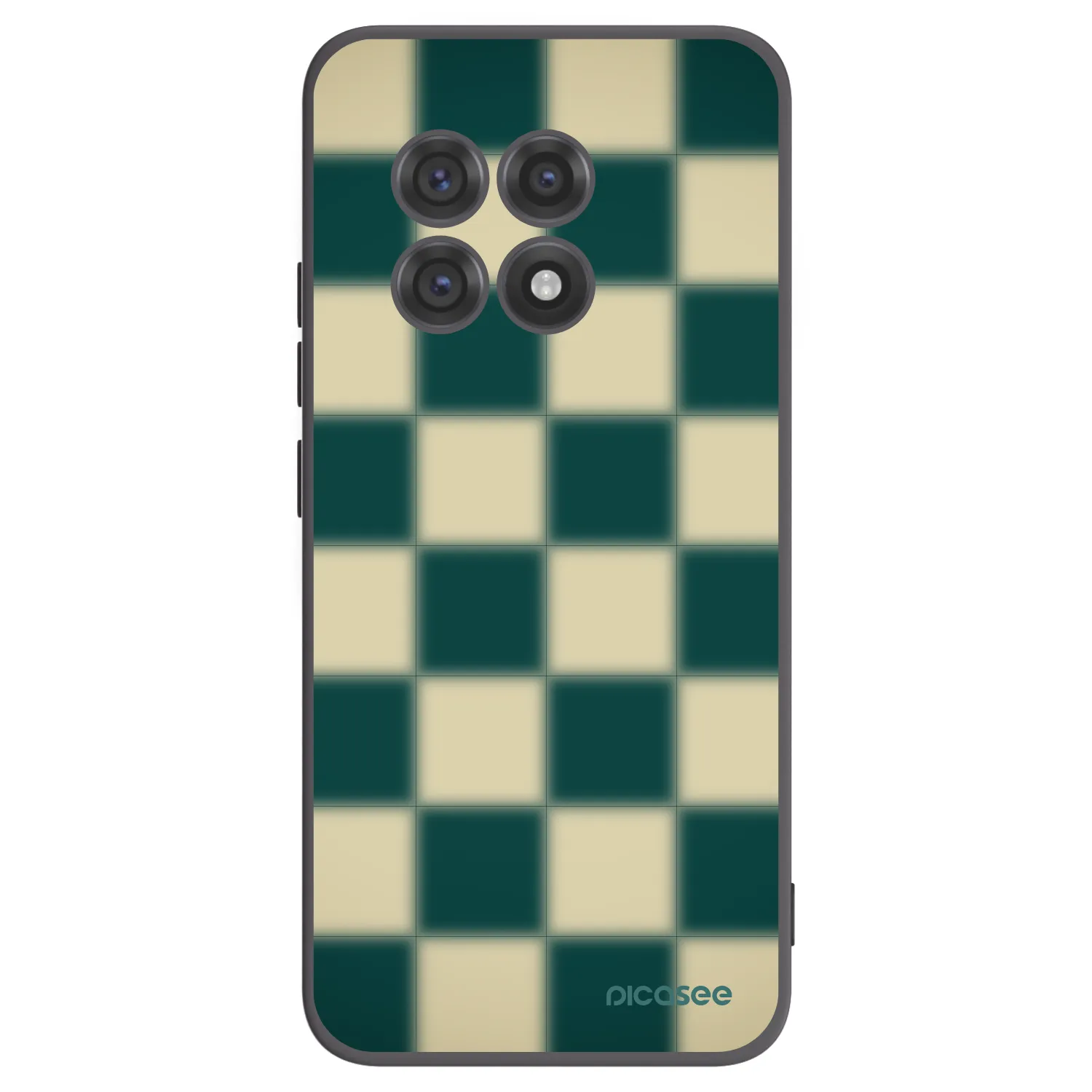 Picasee Μαύρη θήκη σιλικόνης για OnePlus 13R 5G - Shadow Chess