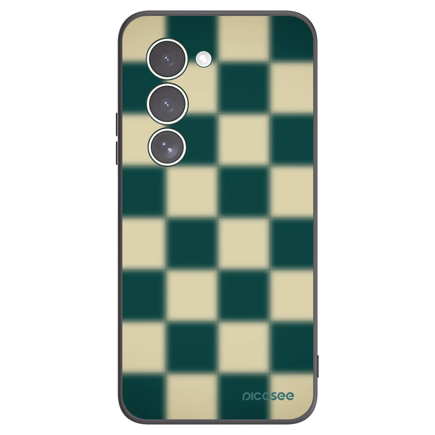 Picasee Μαύρη θήκη σιλικόνης για Xiaomi Redmi 15 5G - Shadow Chess