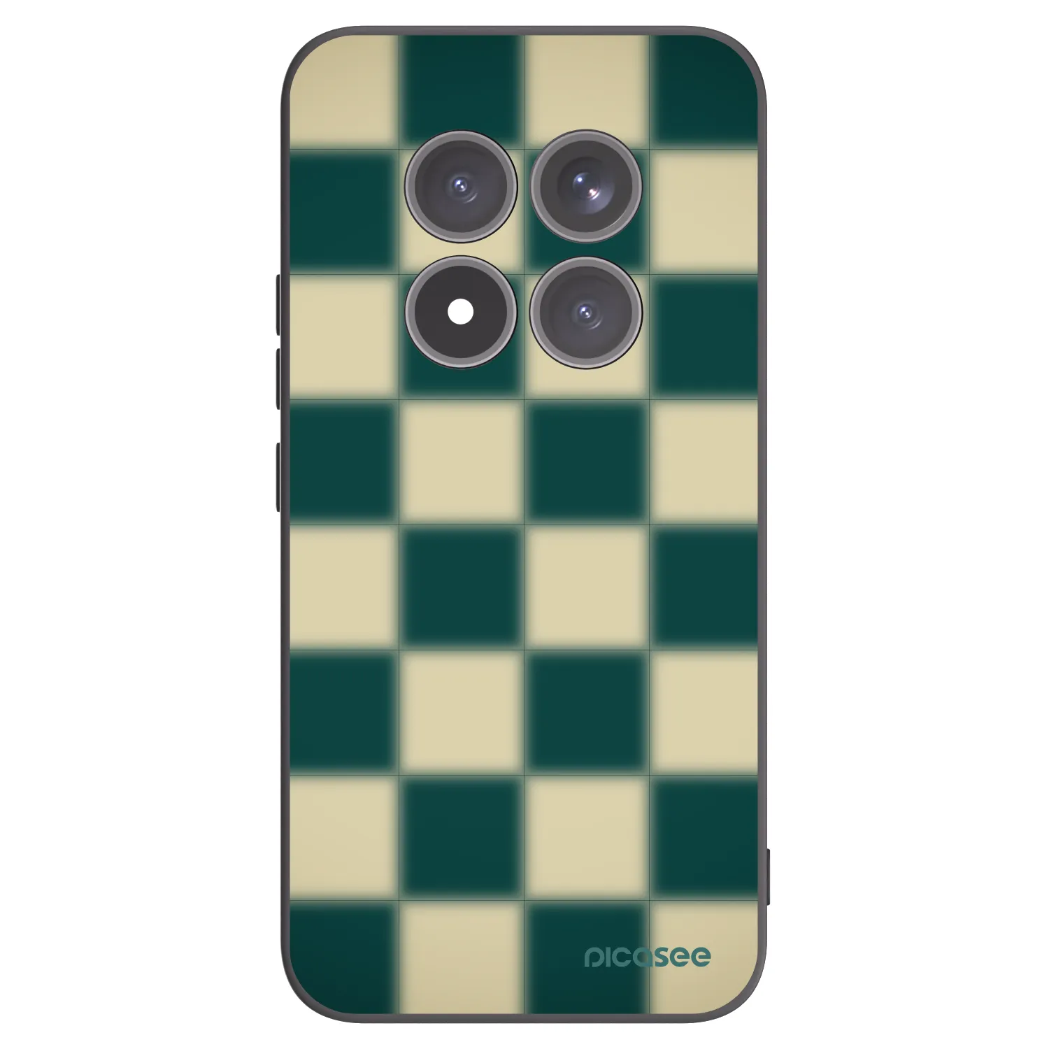Picasee Μαύρη θήκη σιλικόνης για Xiaomi Redmi Note 15 Pro+ - Shadow Chess