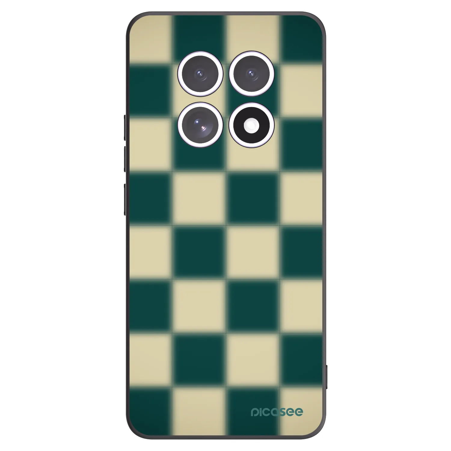 Picasee Μαύρη θήκη σιλικόνης για Xiaomi Redmi Note 15 - Shadow Chess
