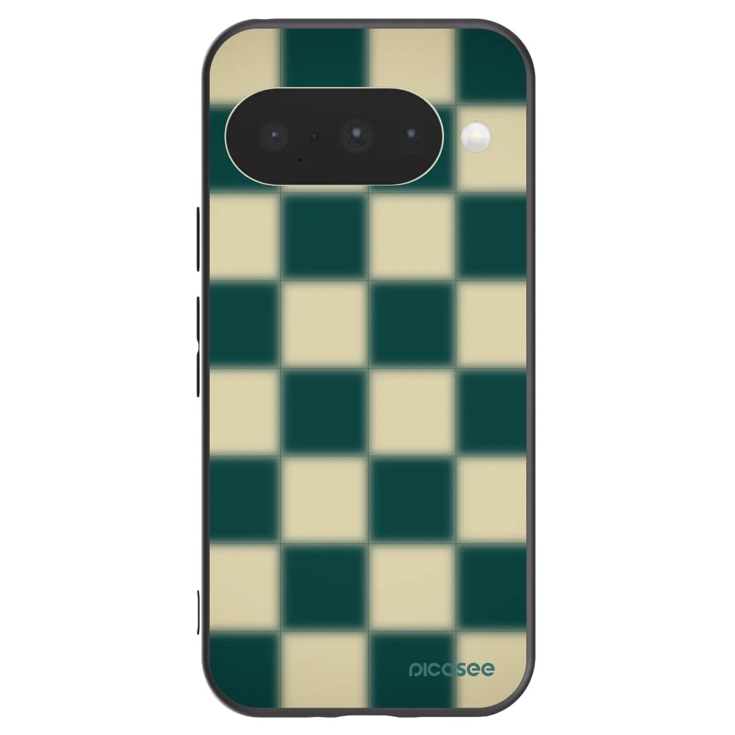 Picasee Μαύρη θήκη σιλικόνης για Google Pixel 10 - Shadow Chess
