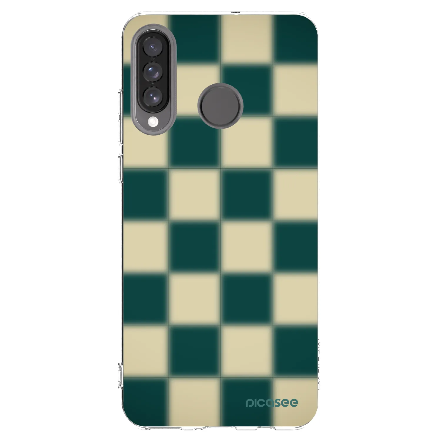 Picasee διαφανής θήκη σιλικόνης Huawei P30 Lite - Shadow Chess