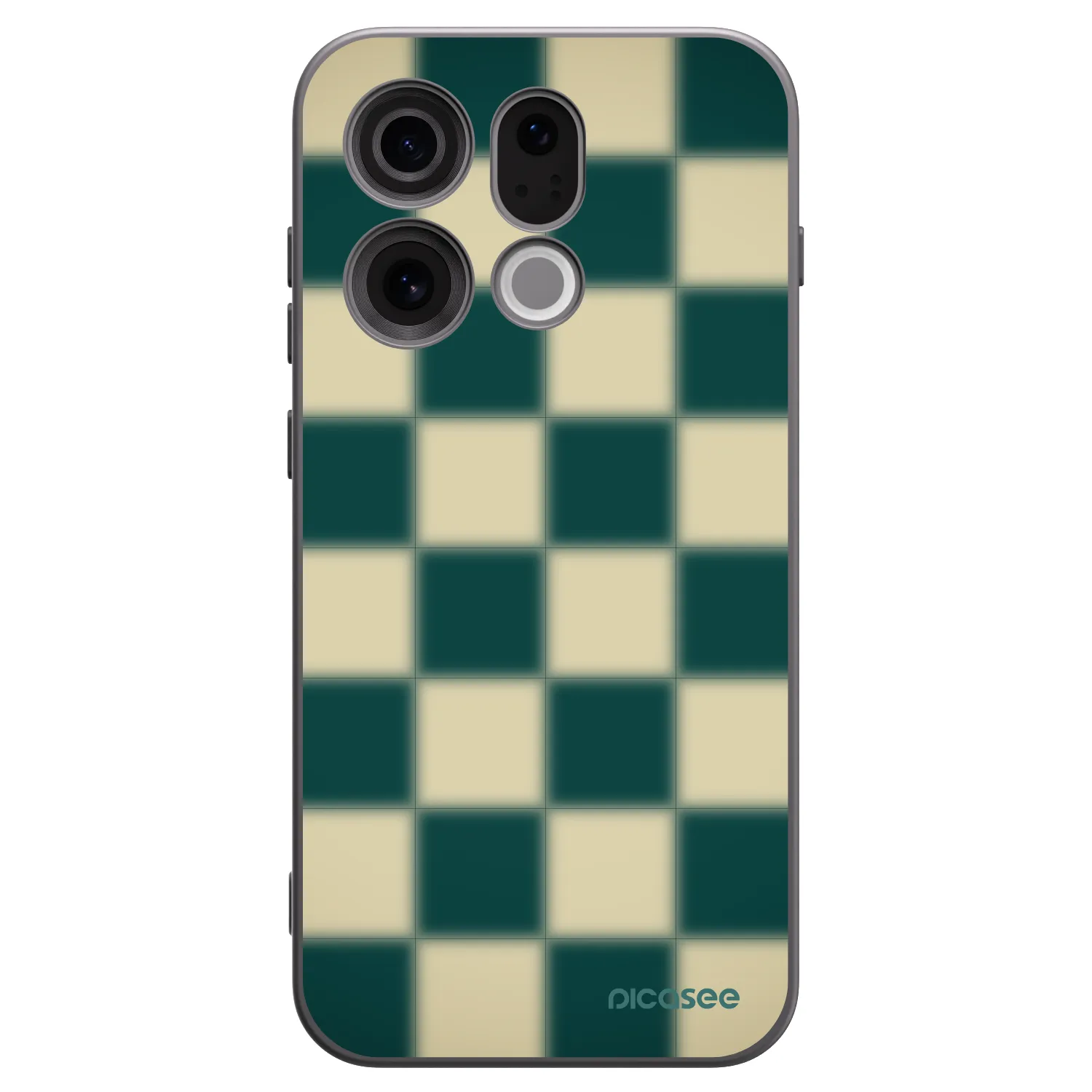Picasee Μαύρη θήκη σιλικόνης για OPPO Find X9 - Shadow Chess