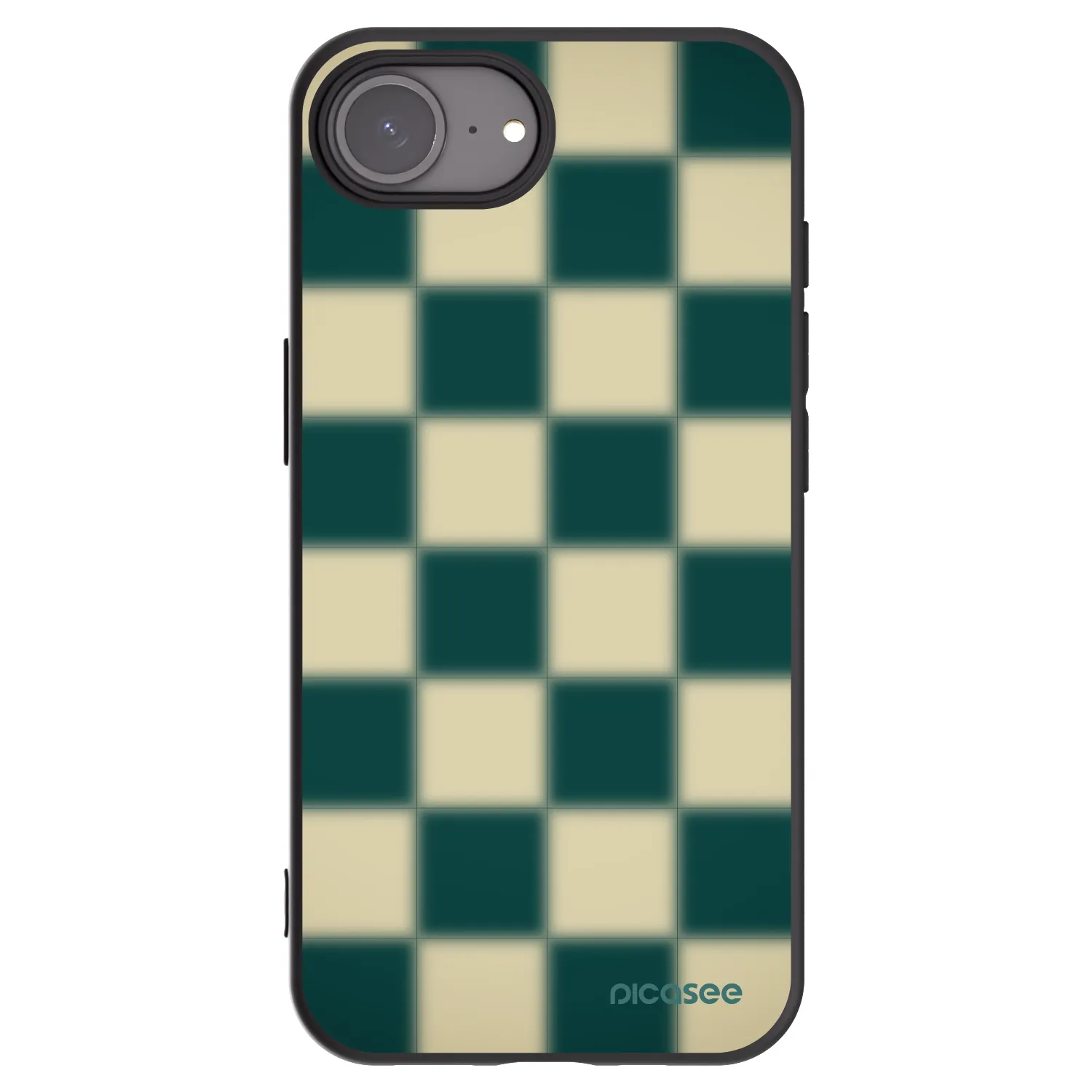 Picasee Μαύρη θήκη σιλικόνης για Apple iPhone 17e - Shadow Chess