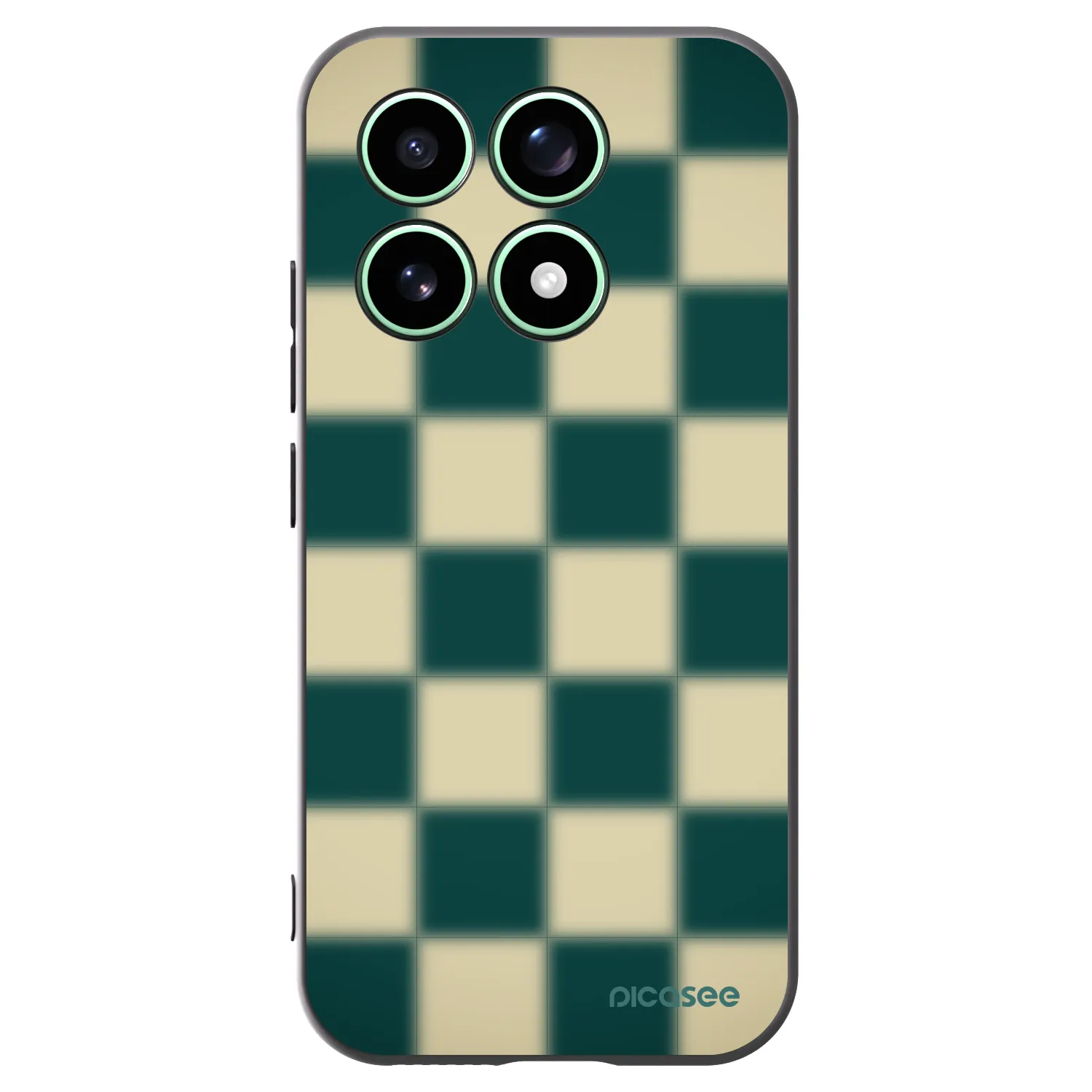 Picasee Μαύρη θήκη σιλικόνης για Xiaomi 17 - Shadow Chess