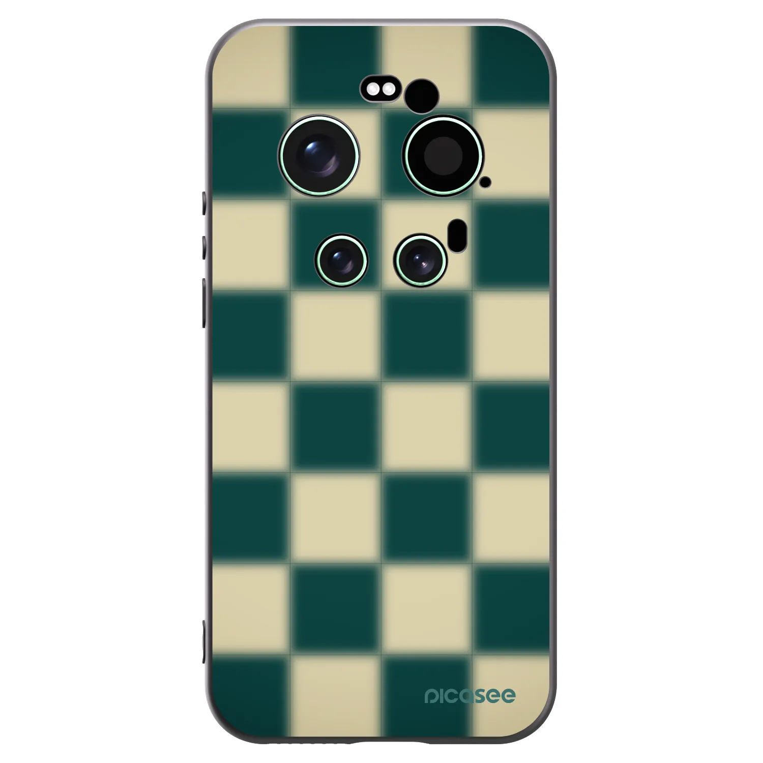 Picasee Μαύρη θήκη σιλικόνης για Xiaomi 17 Ultra - Shadow Chess