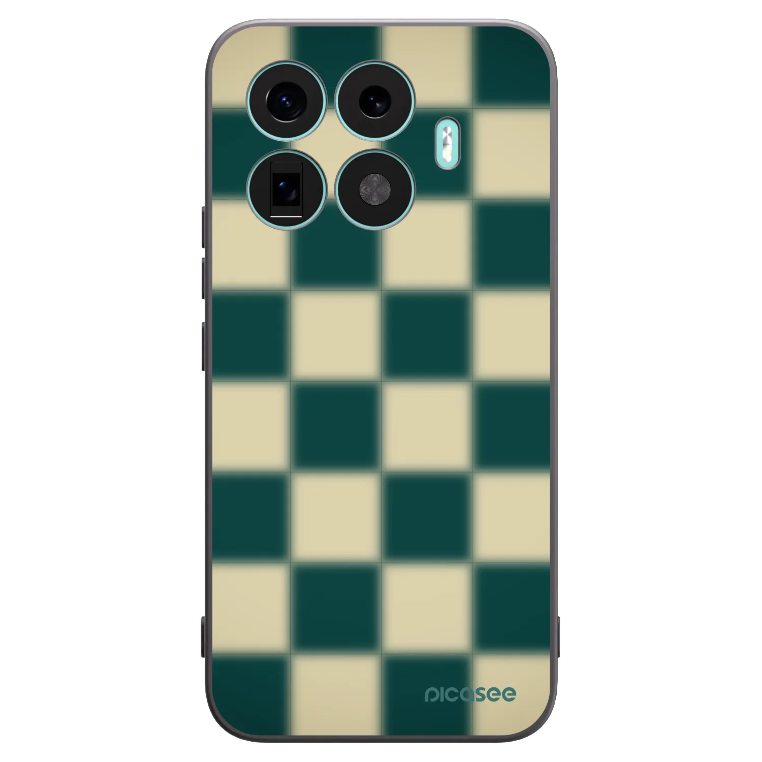 Picasee Μαύρη θήκη σιλικόνης για Xiaomi 17T Pro - Shadow Chess