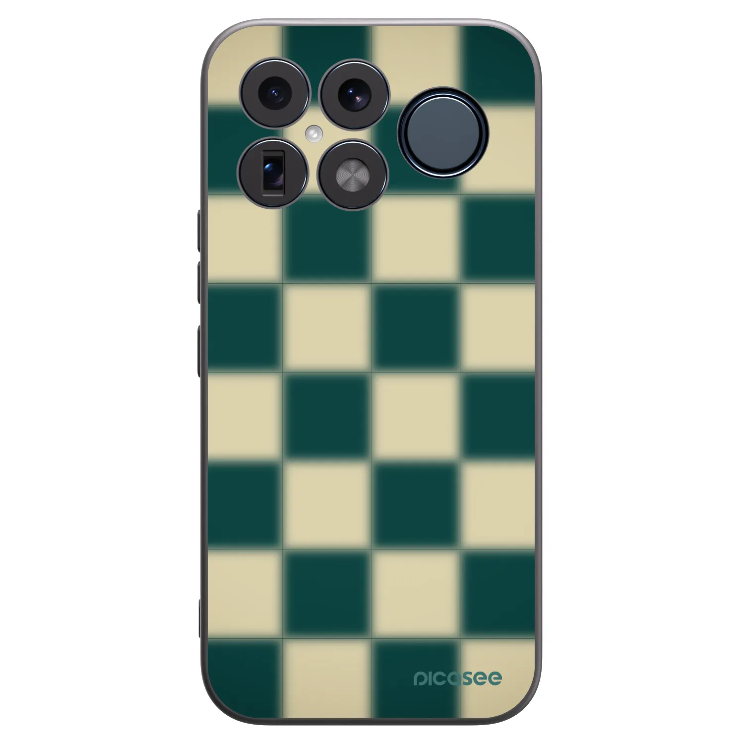 Picasee Μαύρη θήκη σιλικόνης για Xiaomi Poco F8 Ultra - Shadow Chess