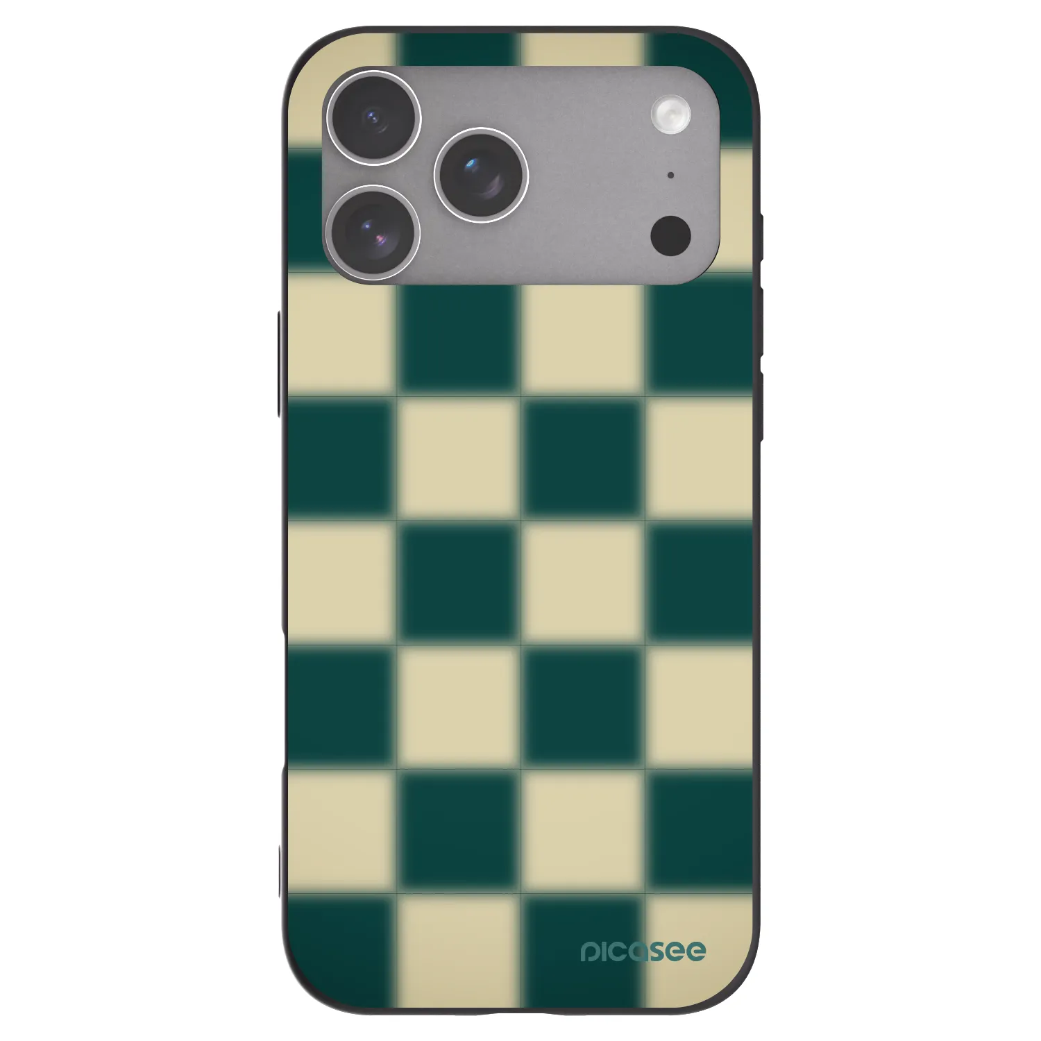 Picasee Μαύρη θήκη σιλικόνης για Apple iPhone 18 Pro Max - Shadow Chess