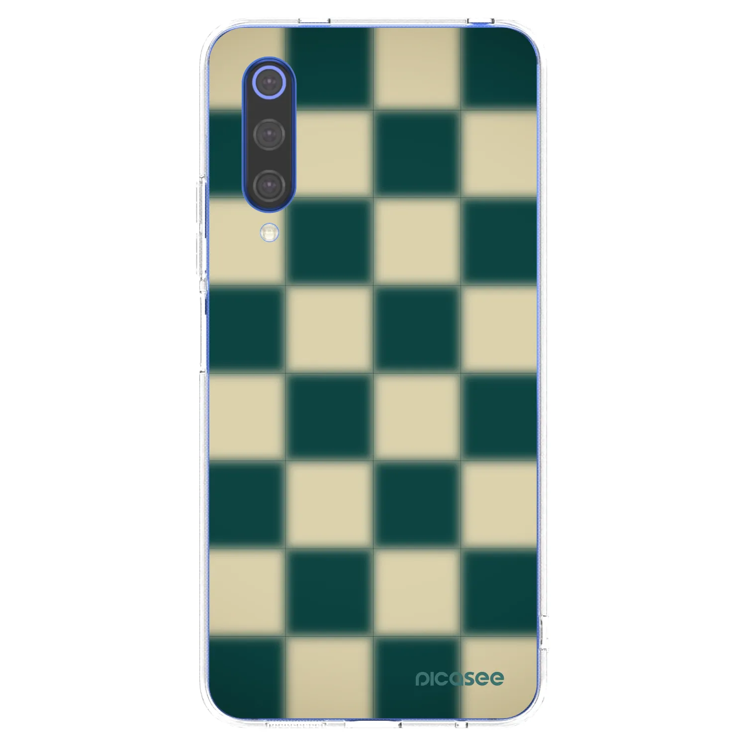 Picasee διαφανής θήκη σιλικόνης Xiaomi Mi 9 SE - Shadow Chess