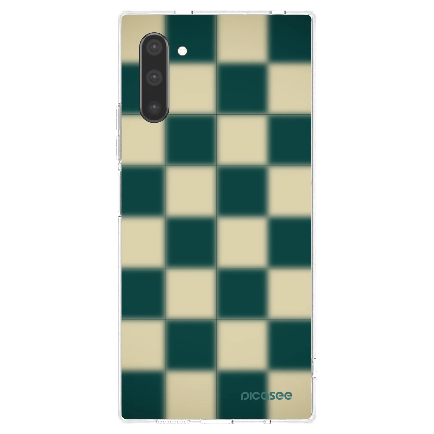 Picasee διαφανής θήκη σιλικόνης Samsung Galaxy Note 10 N970F - Shadow Chess