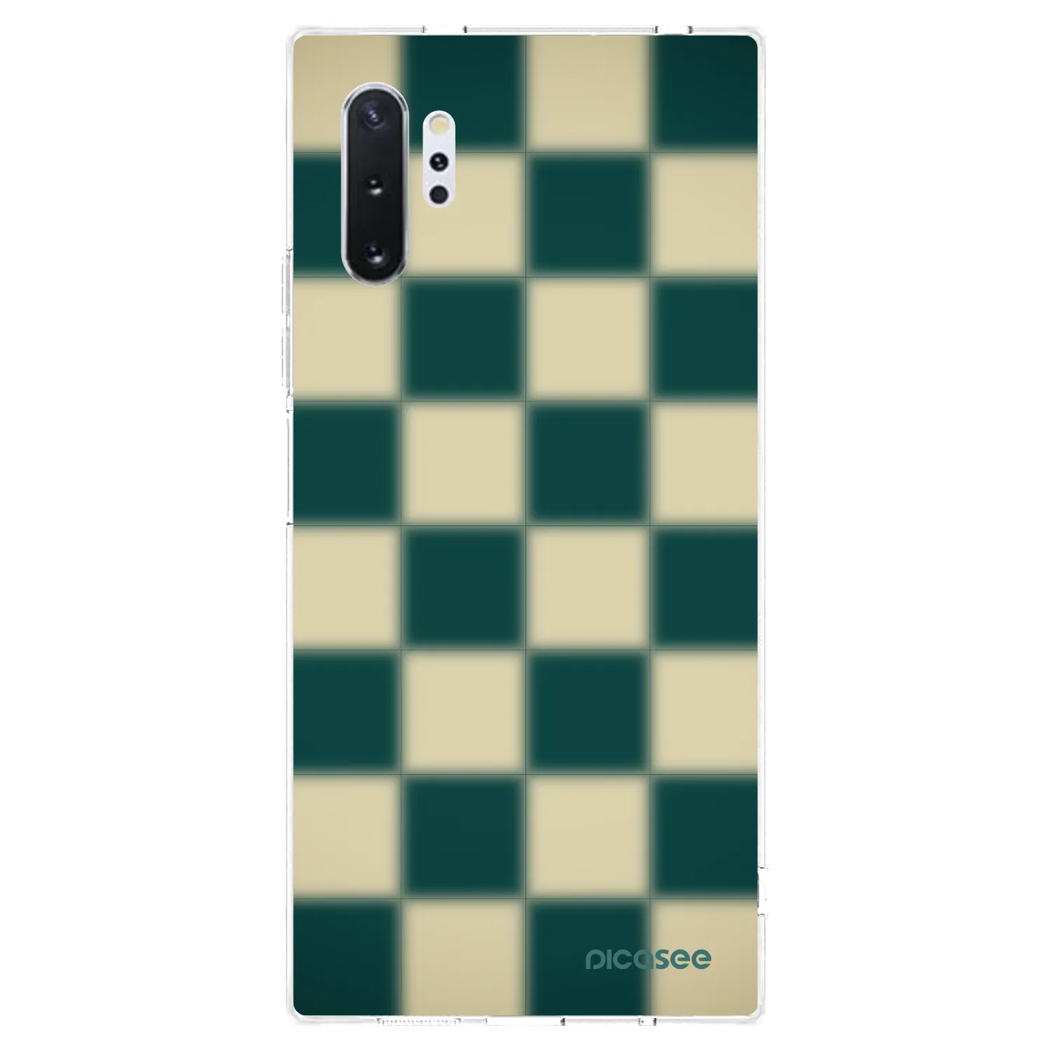 Picasee διαφανής θήκη σιλικόνης Samsung Galaxy Note 10+ N975F - Shadow Chess