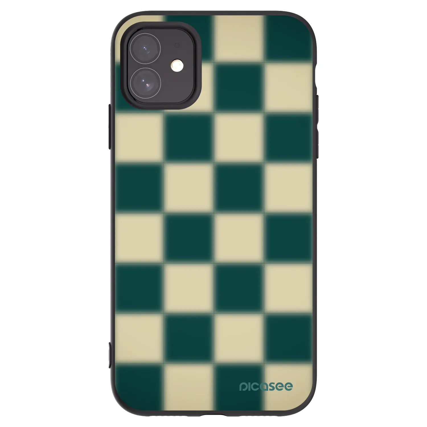 Picasee Μαύρη θήκη σιλικόνης για Apple iPhone 11 - Shadow Chess